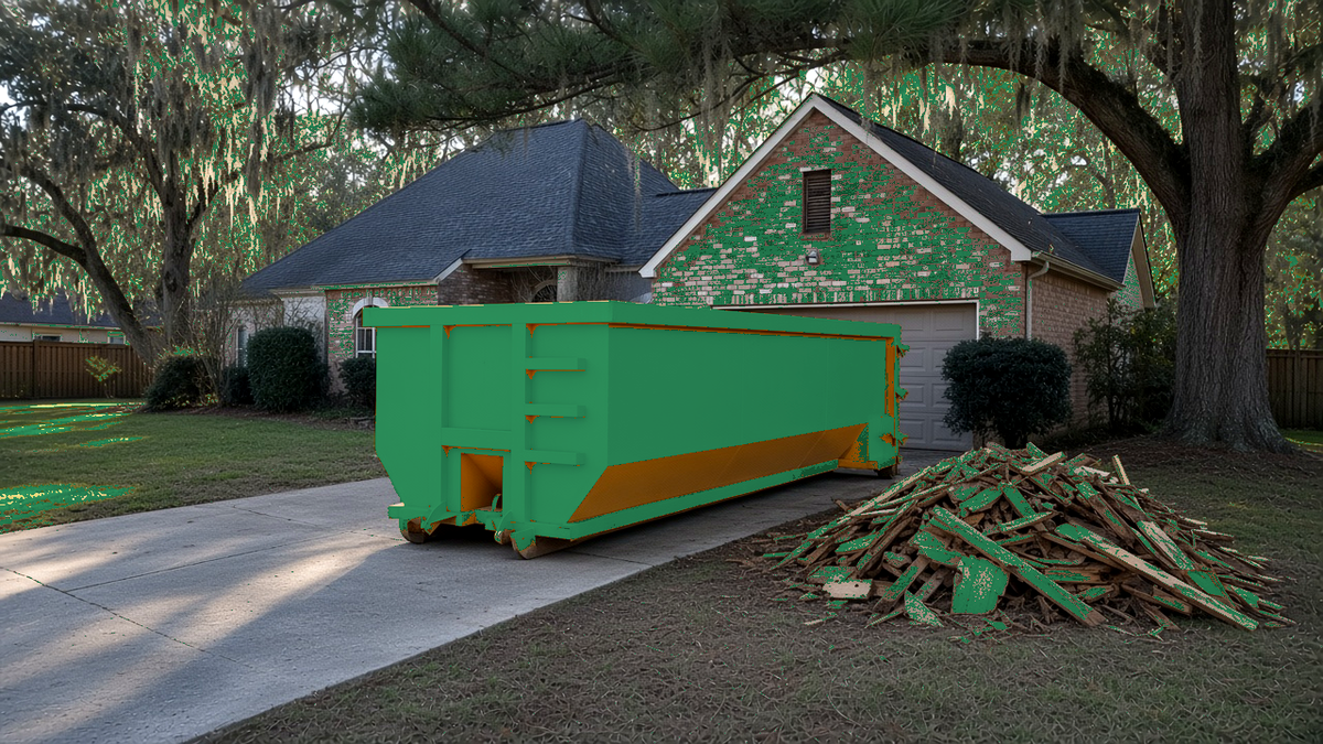 30 yard roll-off dumpster rental in Hammond LA