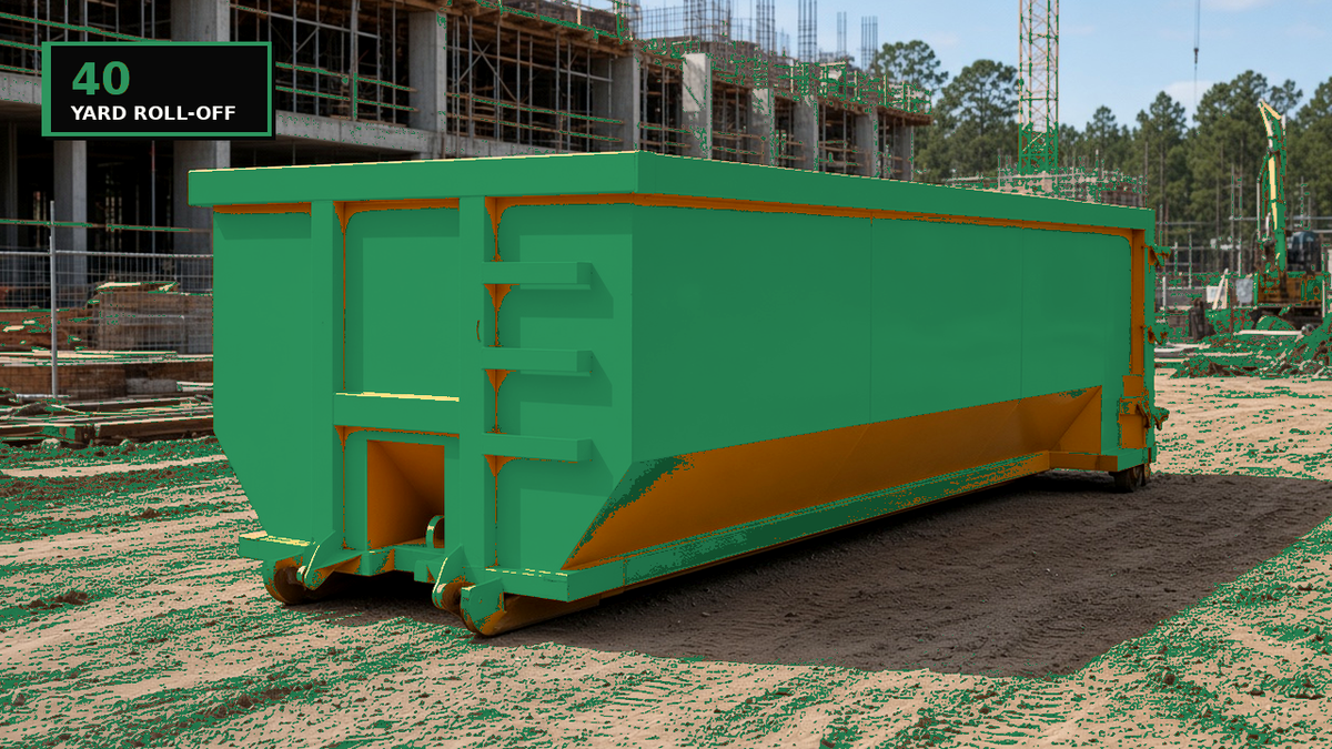 40 yard roll-off dumpster rental in Hammond LA